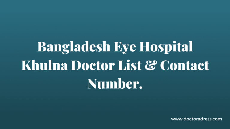 Bangladesh Eye Hospital Khulna